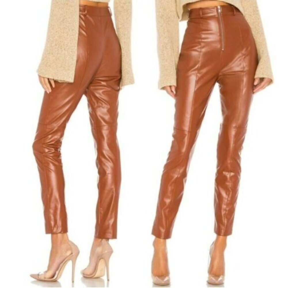 Lovers and Friends Georgie Pant in Chestnut Brown